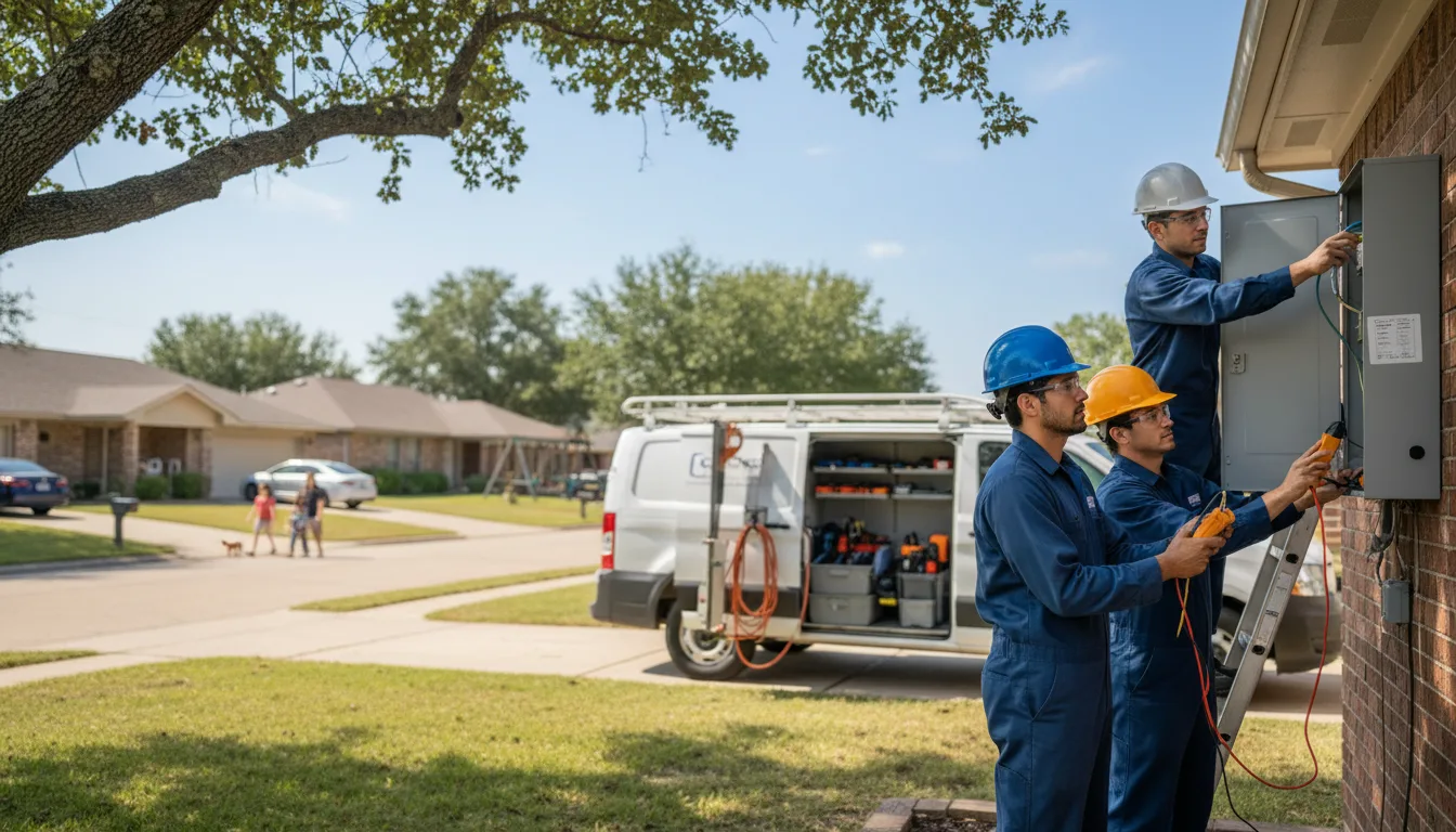 Certified electrician providing emergency electrical services in Tarlton, OH